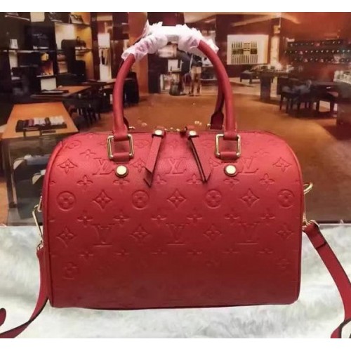 Louis Vuitton Monogram Empreinte Speedy 30 Tasche M40762 Rot