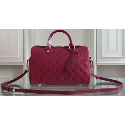 Louis Vuitton Monogram Empreinte Speedy Bandouliere 25 M91337 Pfirsich