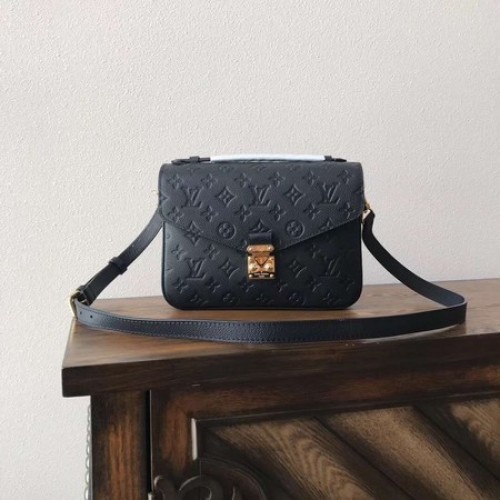 Louis Vuitton Monogram Empreinte Einkaufstasche M41486 Schwarz