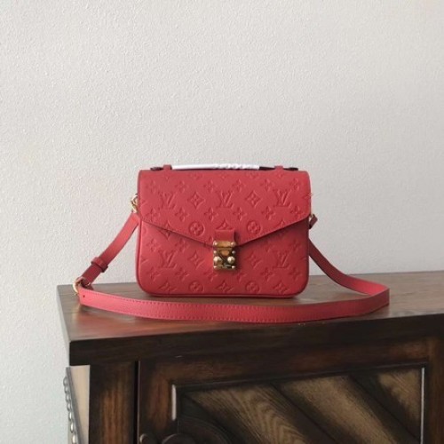 Louis Vuitton Monogram Empreinte Tragetasche M41486 Rot