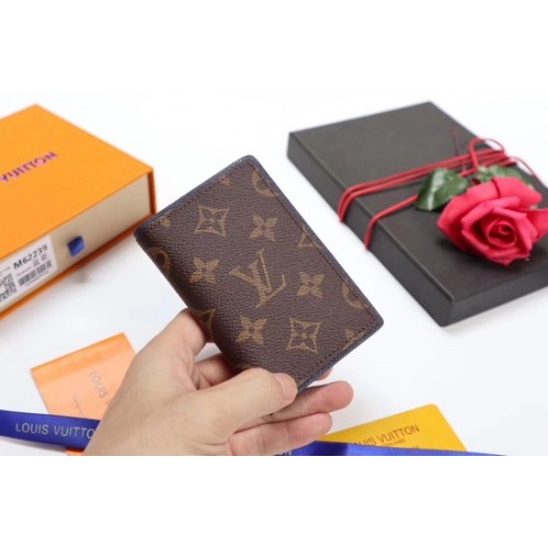 Louis Vuitton Monogram Ink Card Geldbörse 62219 braun