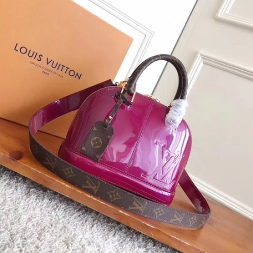 Louis Vuitton Monogramm Vernis ALMA BB M54704 Rose