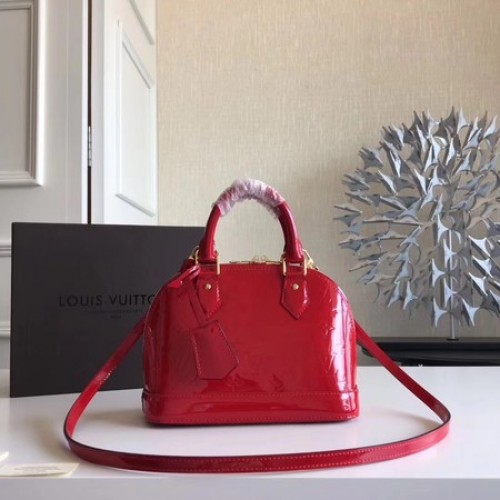 Louis Vuitton Monogramm Vernis Alma BB M91606 Rot
