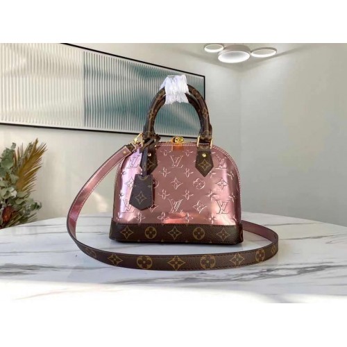 Louis Vuitton Monogramm Vernis Alma BB Tragetasche M91606 Rosa