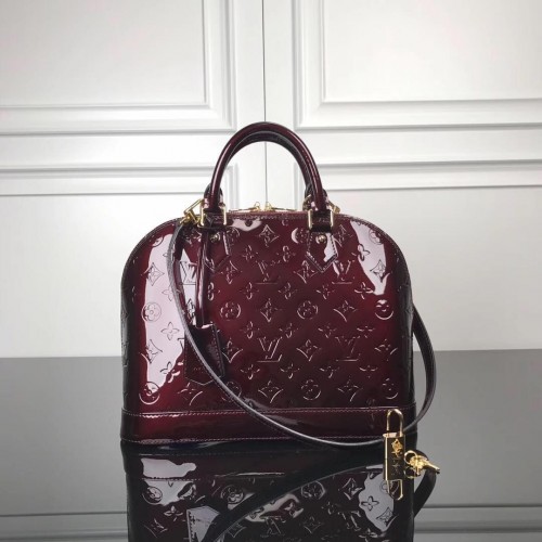 Louis Vuitton Monogramm Vernis Alma M93595 Burgund