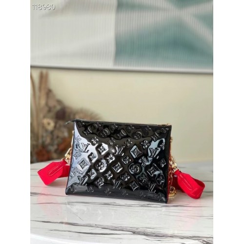 Louis Vuitton Monogramm Vernis COUSSIN PM M57793 schwarz