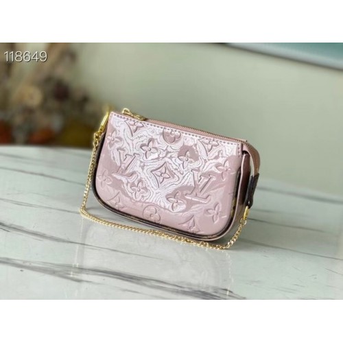 Louis Vuitton Monogram Vernis MINI POCHETTE ZUBEHÖR M58009 rosa