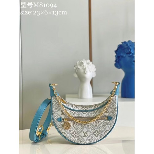 Louis Vuitton Monogram Denim M44036 blau