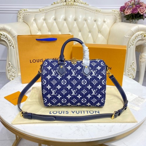 Louis Vuitton Monogram Denim M59609 blau