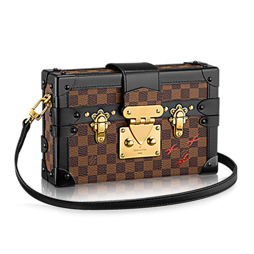 Louis Vuitton N41003 Petite Malle Damier Ebene Leinentasche