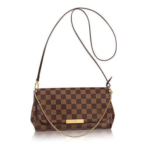 Louis Vuitton N41129 Damier Ebene Canvas Lieblings-MM-Tasche