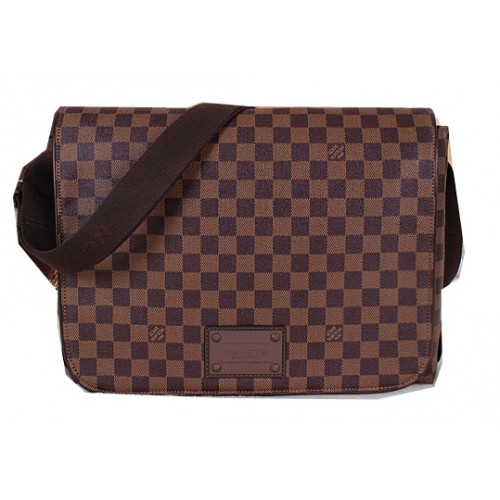 Louis Vuitton N51212 Damier Ebene Leinwand Brooklyn GM Tasche