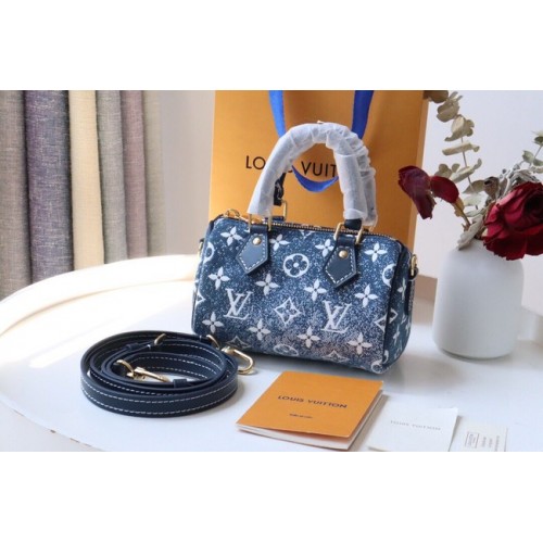 Louis Vuitton NANO SPEEDY M81213 blau