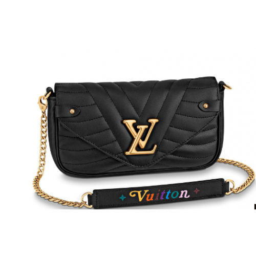 Louis Vuitton NEW WAVE Kettentasche M63956 schwarz