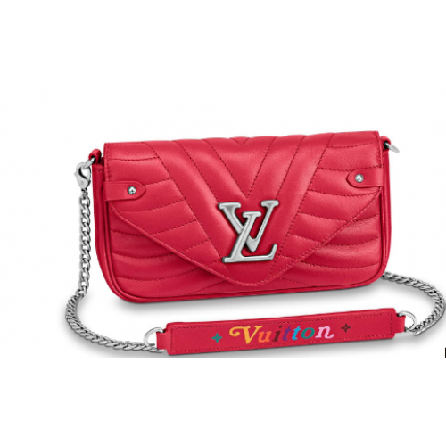 Louis Vuitton NEW WAVE Kettentasche M63956 rot