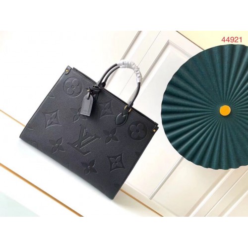 Louis Vuitton ONTHEGO Original Ledertasche M44576 Schwarz