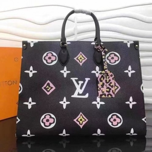 Louis Vuitton ONTHEGO Original Leder GM M45815 Schwarz