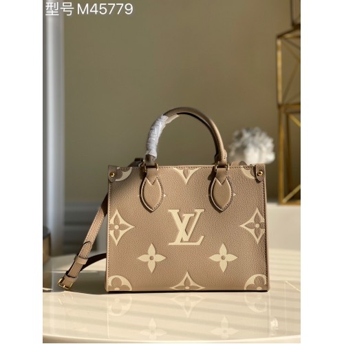Louis Vuitton ONTHEGO Original Leder PM M45779 Grau