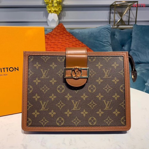 Louis Vuitton Original Clutch M44178 braun