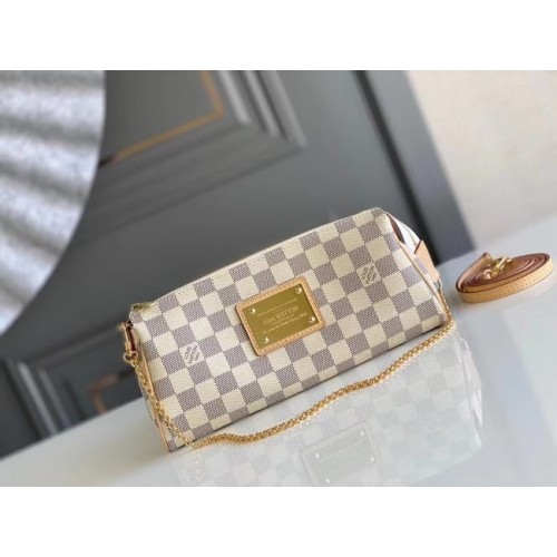 Louis Vuitton Original Damier Azur Canvas Eva Kupplung N55213