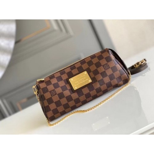 Louis Vuitton Original Damier Ebene Canvas Eva Kupplung N55213