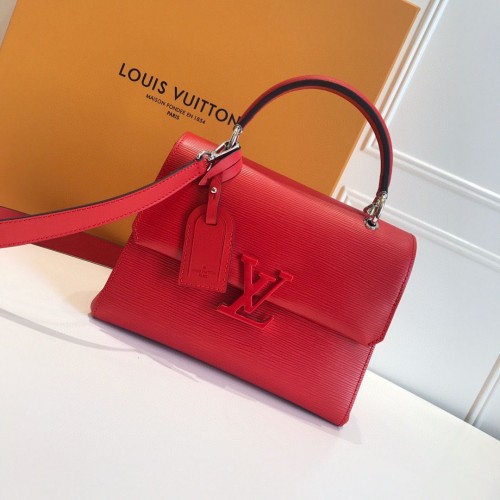 Louis Vuitton Original Epi Grenelle Kleine Tragetasche aus Leder M53694 Rot