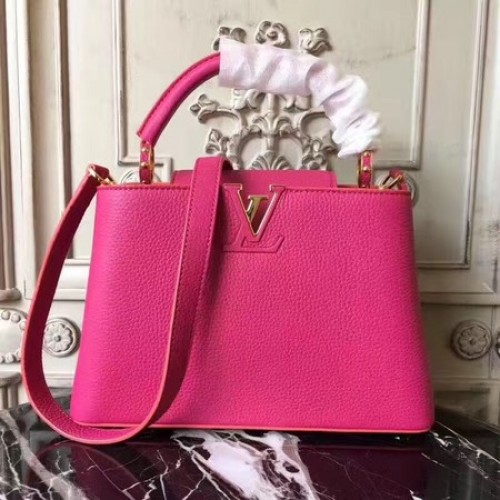 Louis Vuitton Original Leder CAPUCINES BB M54419 Rose