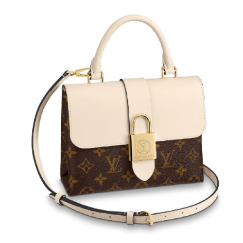 Louis Vuitton Original Leder LOCKY BB M44653 Creme