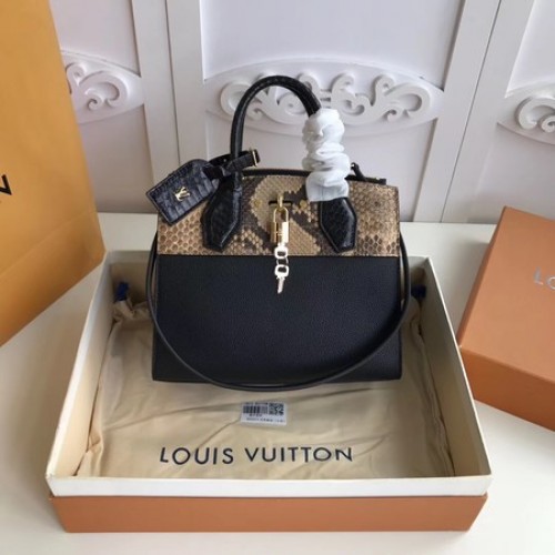 Louis Vuitton Original Leder N95976 Schwarz