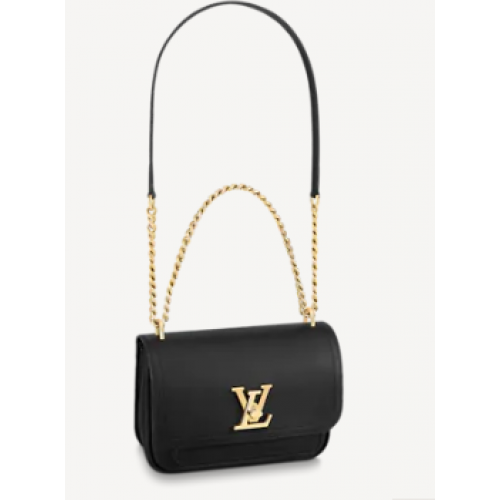 Louis Vuitton Original Lockme Kette kleine Handtasche M57067 schwarz