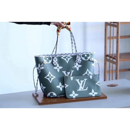 Louis Vuitton Original Monogram Canvas NEVERFULL M41177 grün
