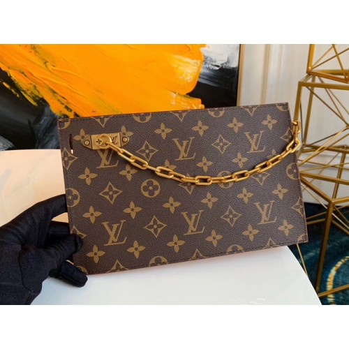 Louis Vuitton Original Monogram Canvas Clutch mit Reißverschluss M44388