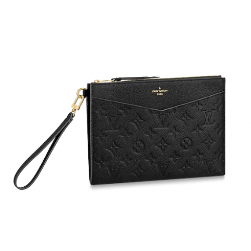 Louis Vuitton Original Monogram Empreinte Clutch MELANIE M68705 schwarz