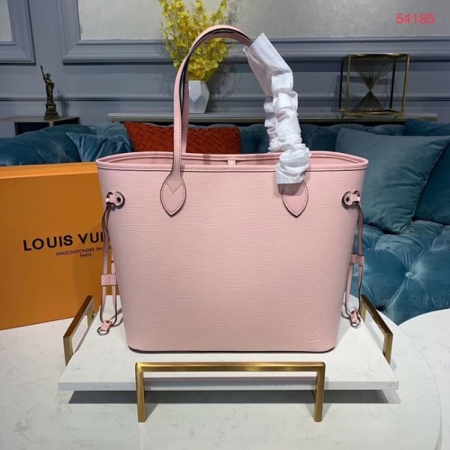 Louis Vuitton Original Neverfull Epi Leder MM 54185 rosa