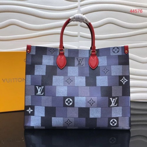 Louis Vuitton Original ONTHEGO Einkaufstasche M44576 Blau