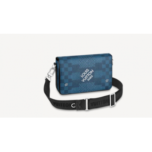 Louis Vuitton Original STUDIO MESSENGER N50026 blau