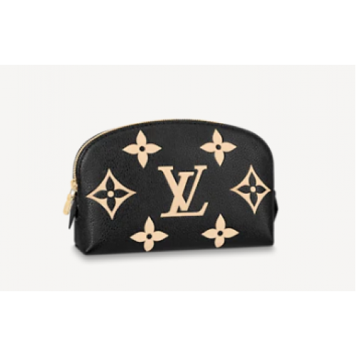 Louis Vuitton POCHETTE COSMETIQUE PM M59086 Schwarz&Beige