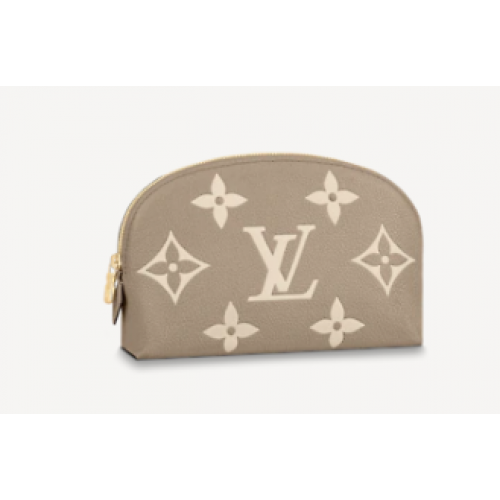 Louis Vuitton POCHETTE COSMETIQUE PM M59086 Taubengrau&Creme