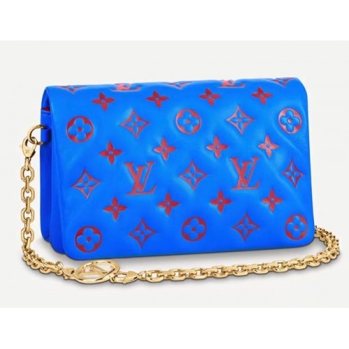 Louis Vuitton POCHETTE KISSEN M80742 blau