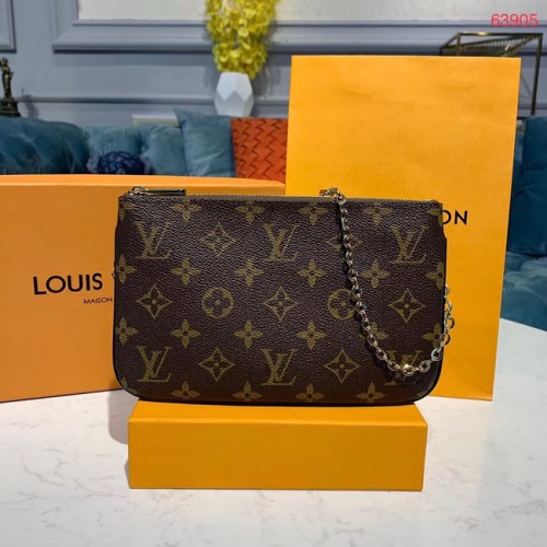 Louis Vuitton POCHETTE DOUBLE ZIP Kettentasche M63905