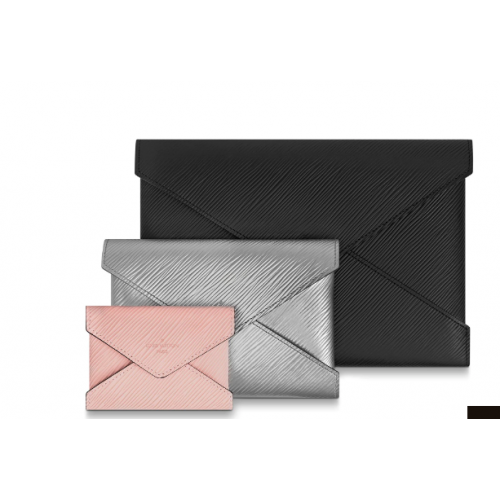 Louis Vuitton POCHETTE KIRIGAMI M64186 Schwarz Silber Rose