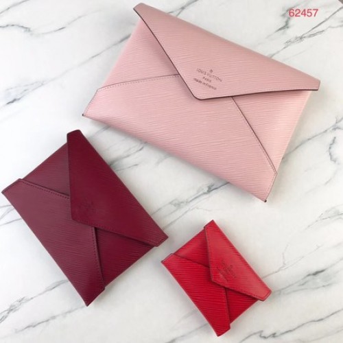 Louis Vuitton POCHETTE KIRIGAMI M64186 Rosa Rote Rose