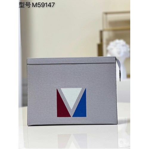 Louis Vuitton POCHETTE VOYAGE M59147 grau