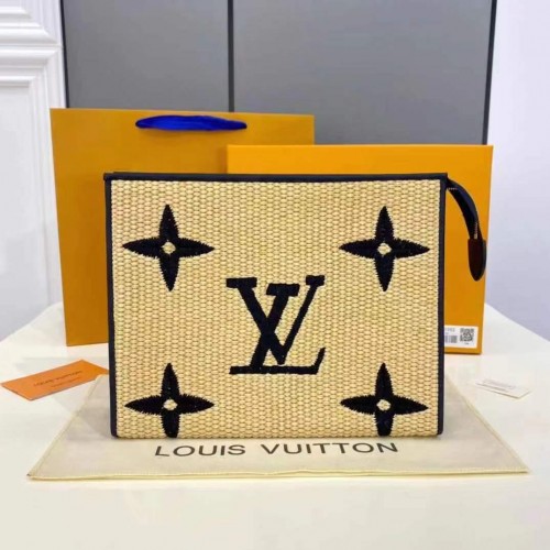 Louis Vuitton TASCHE TRAVEL MM M30762 blau