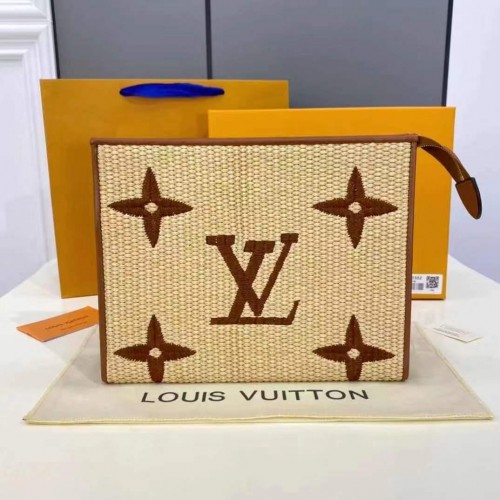 Louis Vuitton POCHETTE TRAVEL MM M30762 braun