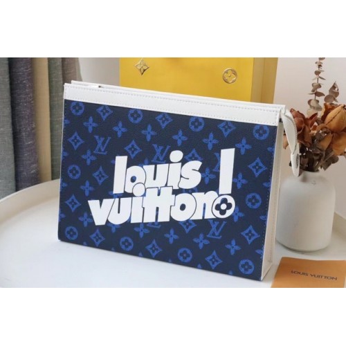 Louis Vuitton POCHETTE VOYAGE MM M61692 BLAU