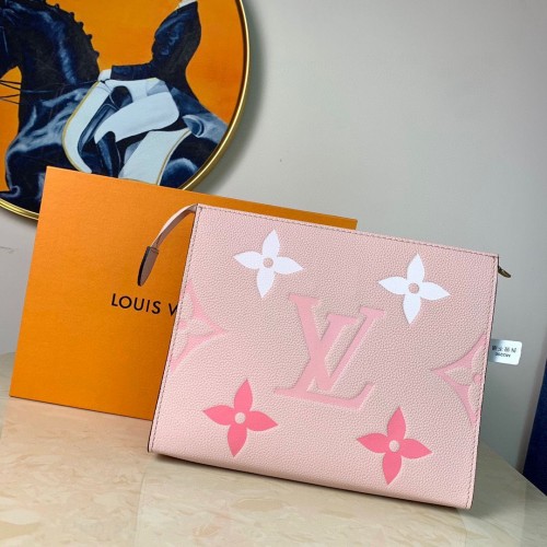 Louis Vuitton POCHETTE VOYAGE MM M80504 Rosa Safran