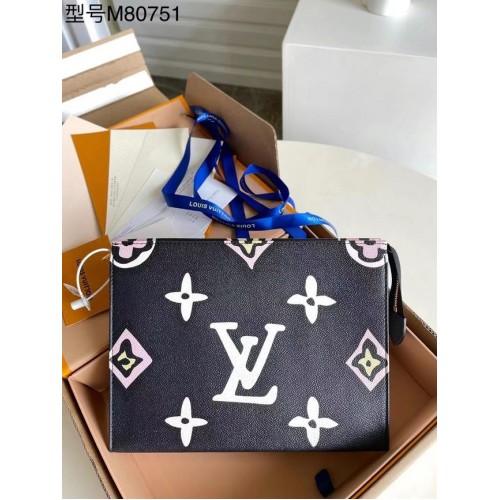 Louis Vuitton POCHETTE TRAVEL MM M80752 schwarz
