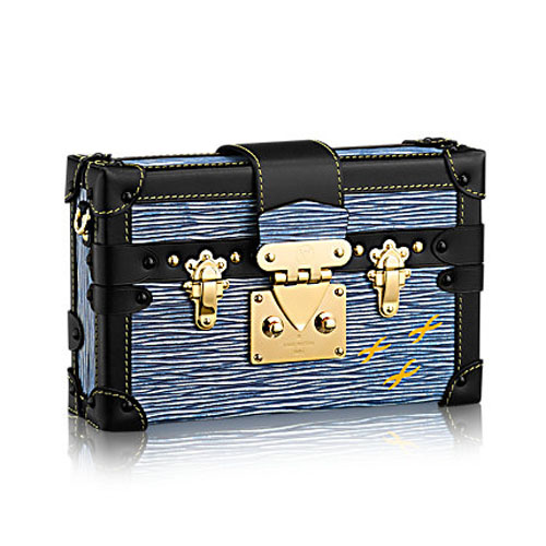 Louis Vuitton Petite Malle Epi Denim M50303 Jeanslicht