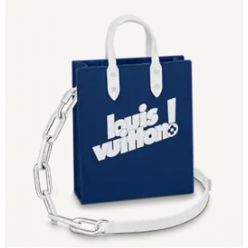 Louis Vuitton SAC PLAT XS M80841 blau